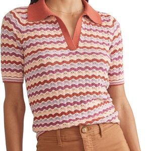 Marine Layer Spencer Knit Sweater Polo